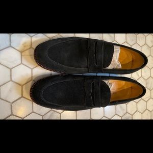 Sandro Moscoloni - Black Suede Leather Penny 11.5D